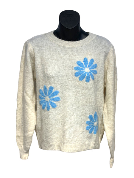 Winter Knit with Daisies