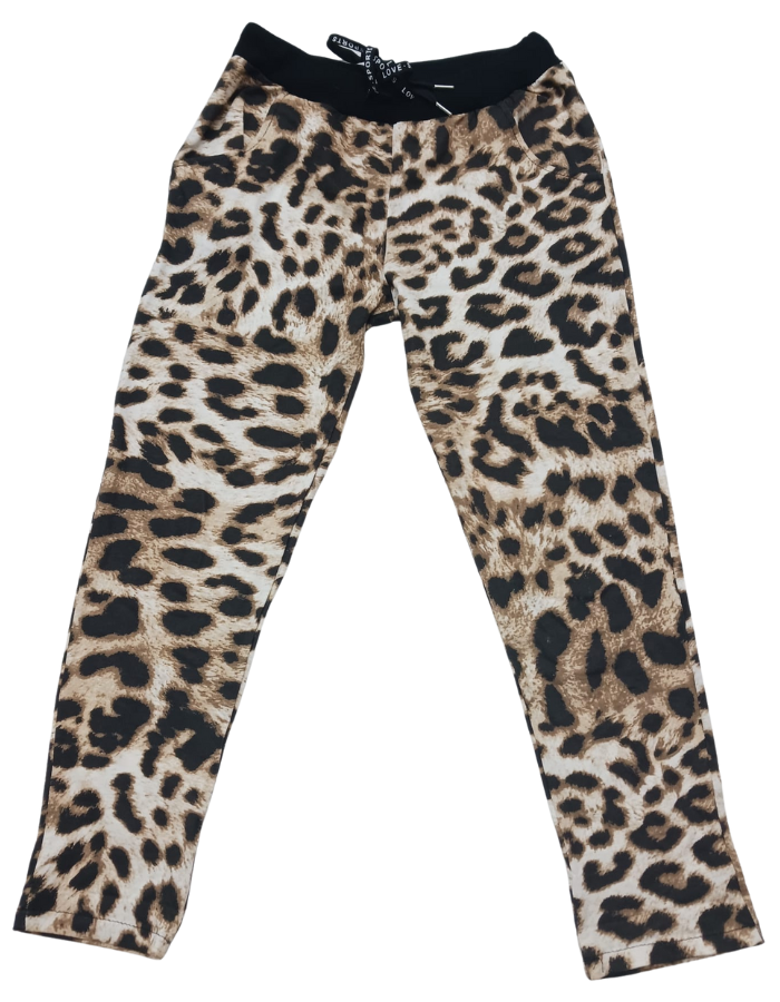 Amara Leopard Print Track Pants