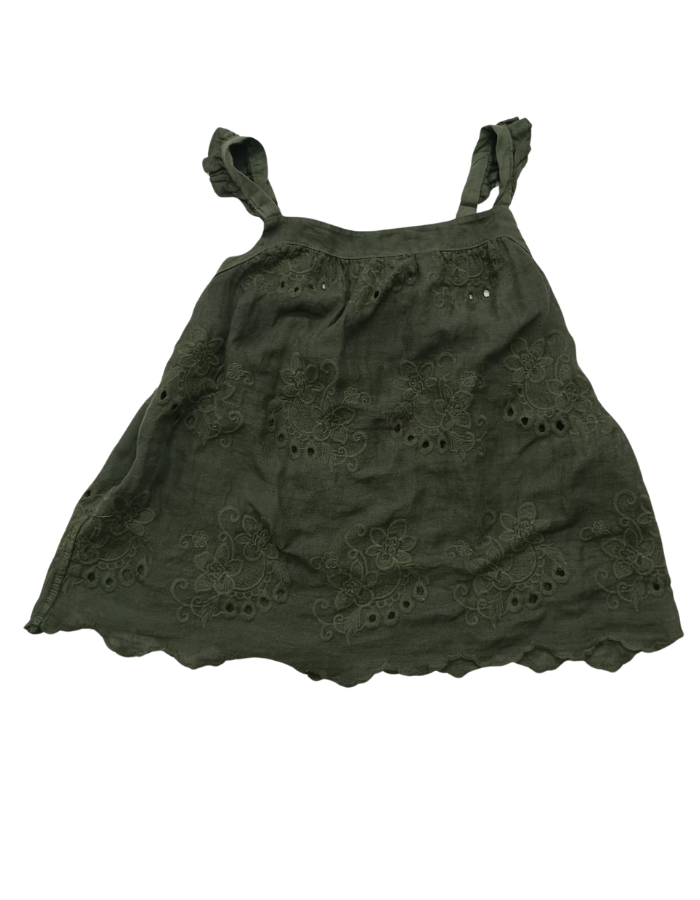 Broderie Anglais Sleeveless Top