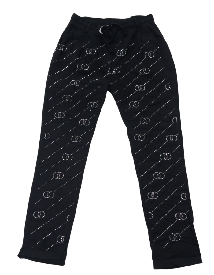 Diamonte Circles Pants