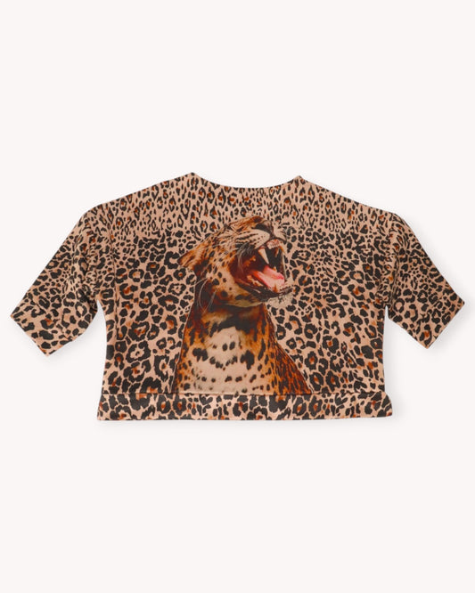 Leopard Face Leopard Print Top