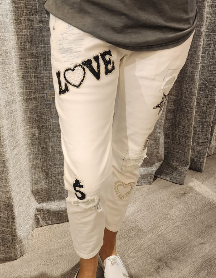 Love 5 Sparkle Star Pants