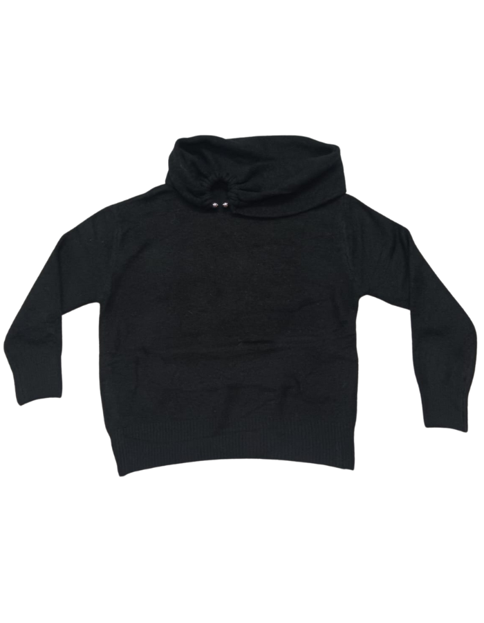 Off Shoulder Wool Blend Knit