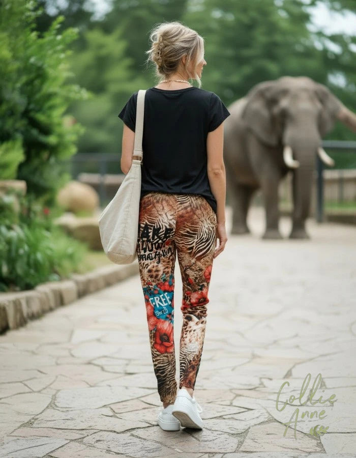 La Dolce Wild Botanical Stretch Pants – Make Today Amazing