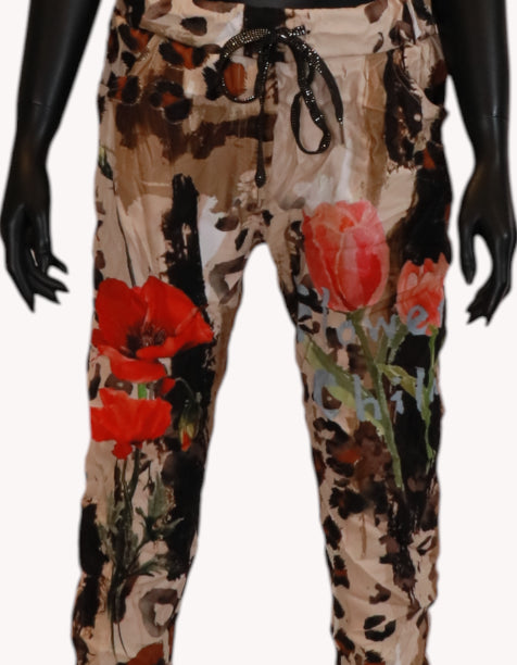Stretch Flower Child Pants