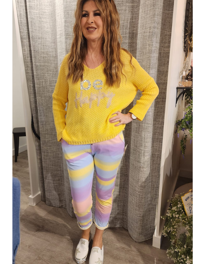 Pastel Rainbow Track Pants