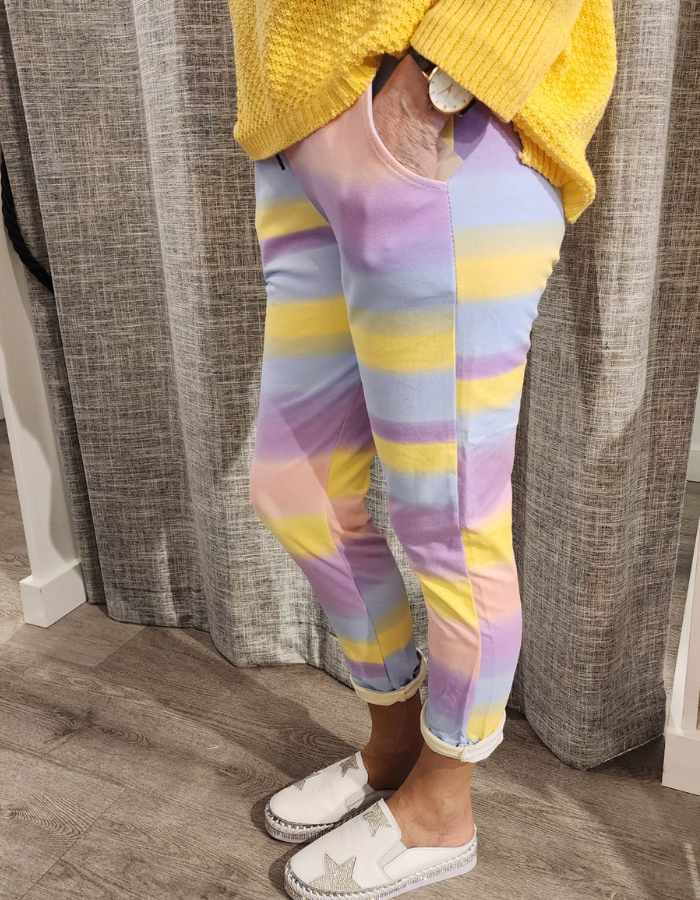 Pastel Rainbow Track Pants
