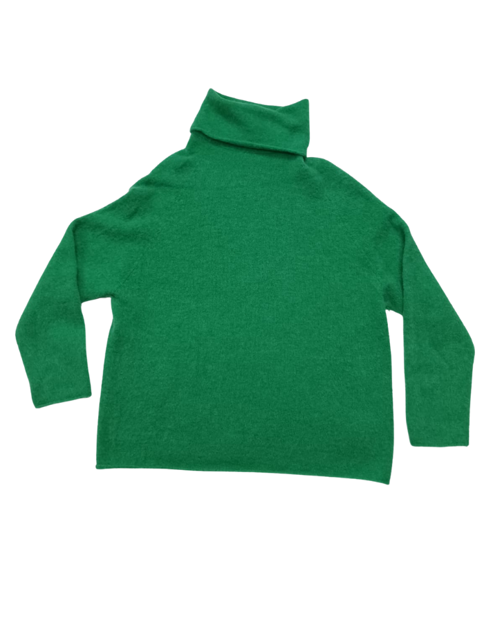 Roll Neck Alpaca Knit Jumper