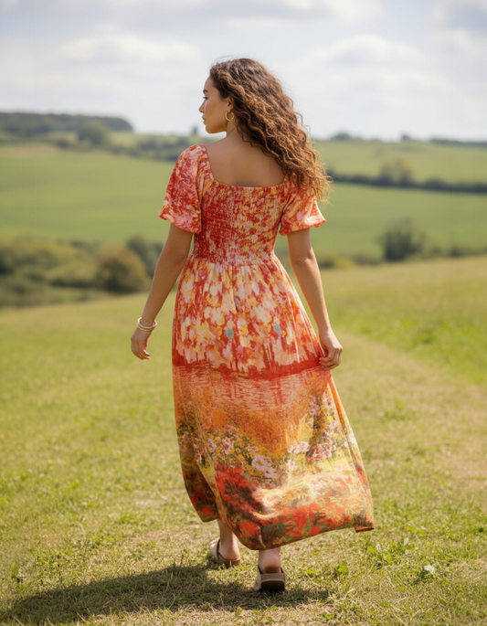 Smocked Garden to City Dress