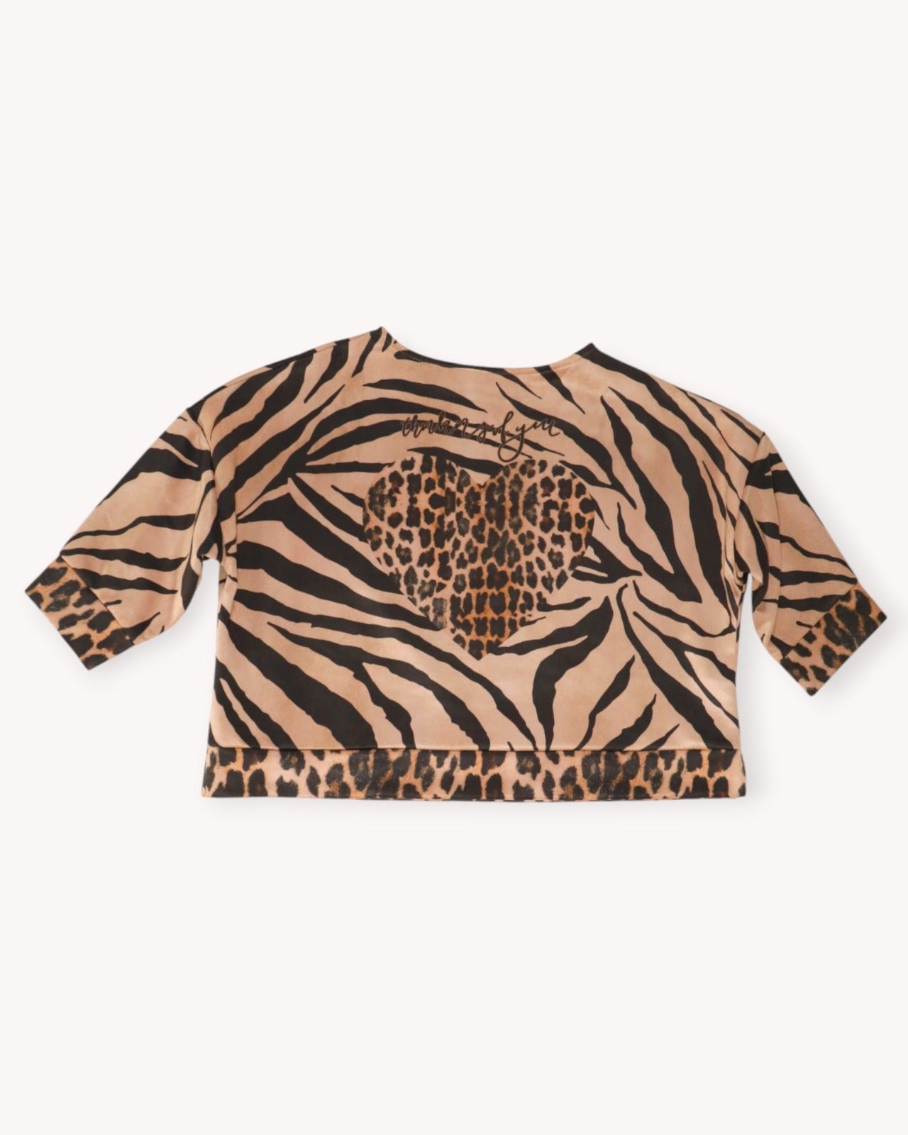 Tiger Stripe Leopard Print Hearts