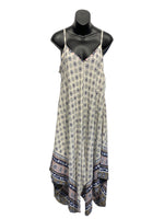 Italian Sleeveless Asymmetric Dress with Straps