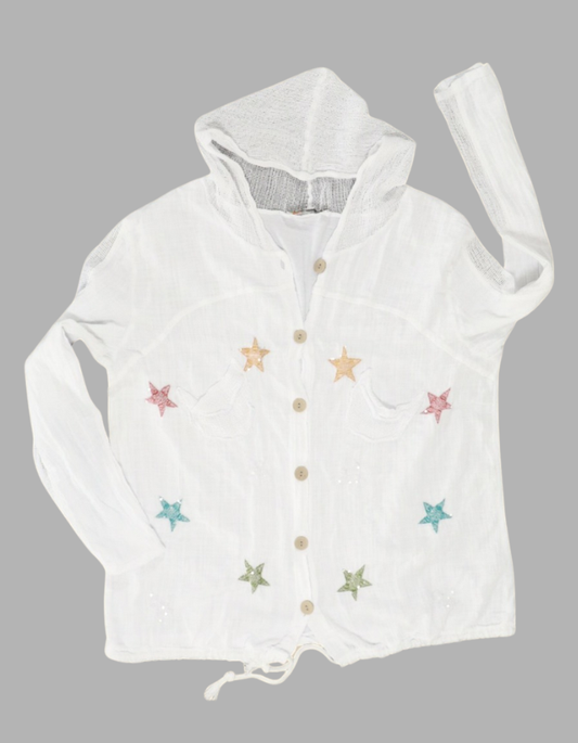Alana Coloured Stars Hoodie