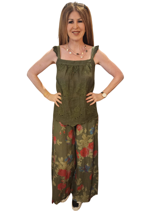 Broderie Anglais Sleeveless Top