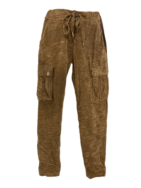Italian Corduroy Cargo Pants