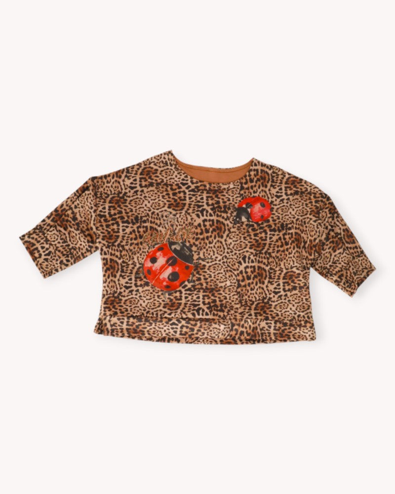 Ladybird Leopard Print Top