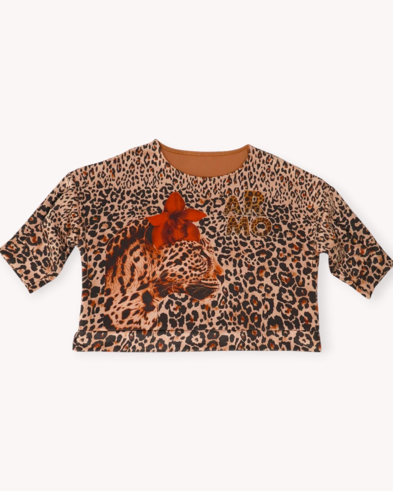 Leopard Face Leopard Print Top