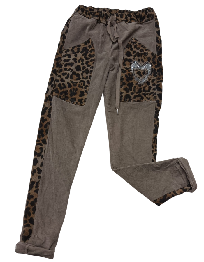 Leopard Print Pocket Pants