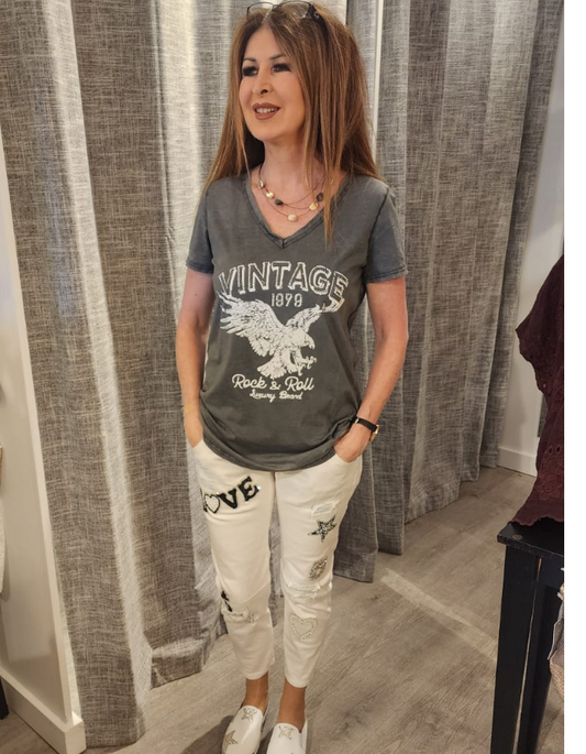 Love 5 Sparkle Star Pants