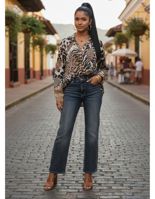 Love is Wild Viscose Shirt