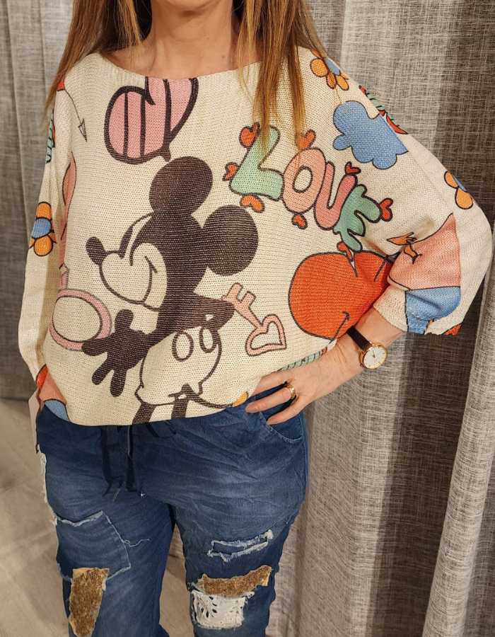 Mickey Mouse Knit