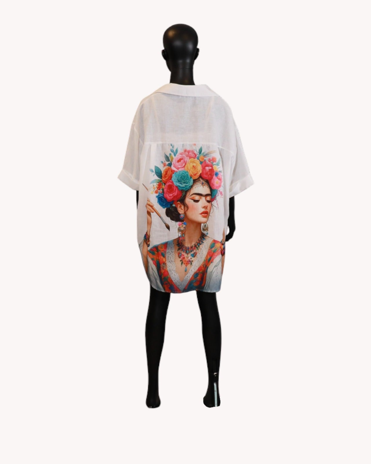 Oversized Flower Girl Shirt