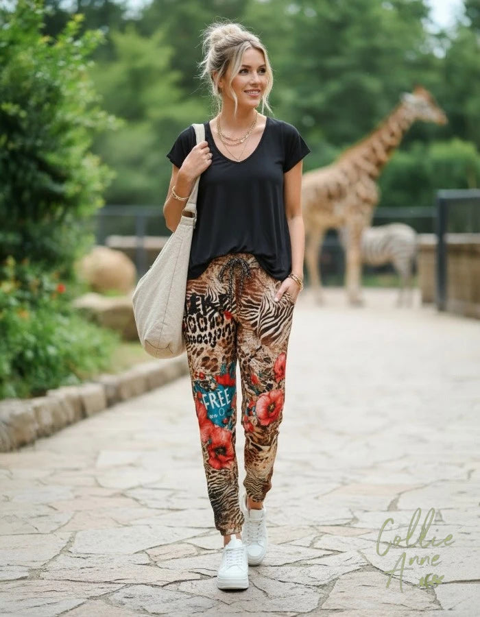 La Dolce Wild Botanical Stretch Pants – Make Today Amazing