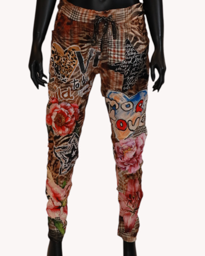 Stretch Animal Print Pants - Love to be Wild