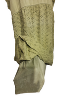 Italian Cotton Frill Sleeve Dress with Broderie Anglaise