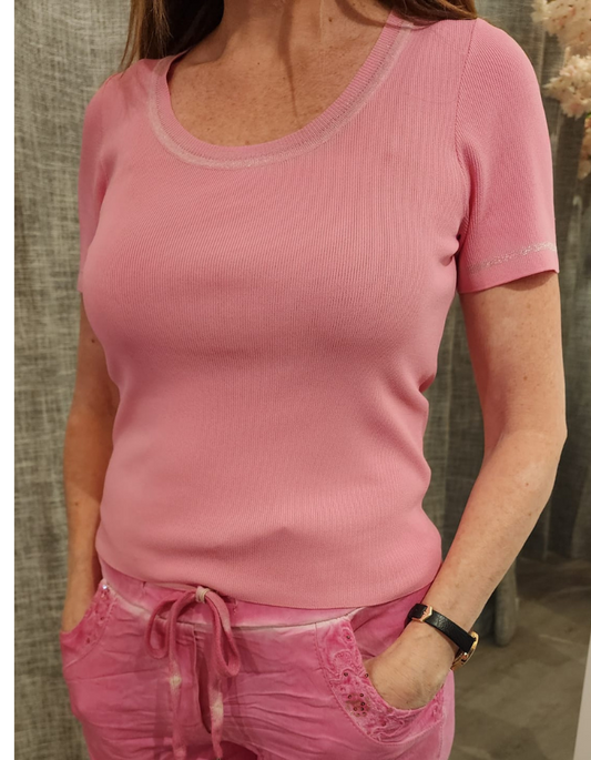 Silver Trim T-Shirt