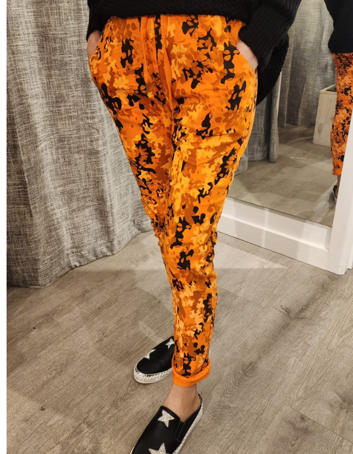 Tie-Waist Camo Pants