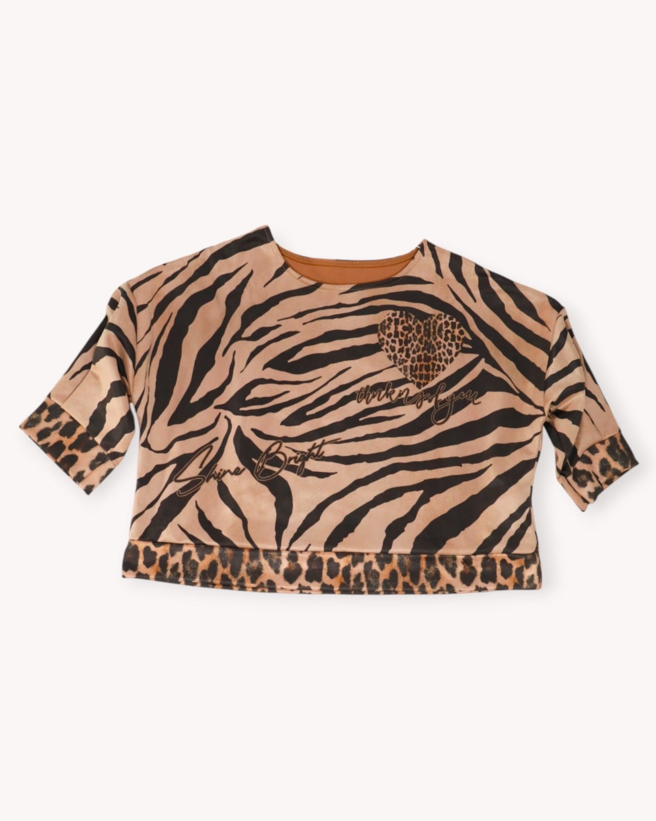 Tiger Stripe Leopard Print Hearts