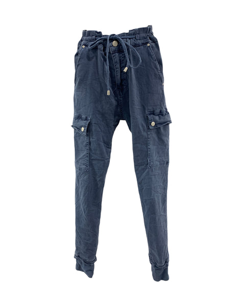 Cargo Jeans with Elasticated Ankles