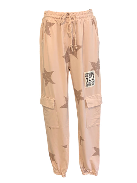 Italian Cotton Pants with Adjustable Waistline “Stars”