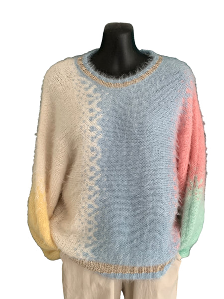 Colourful Round Neck Top