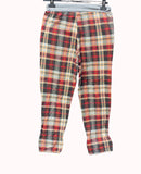 Italian Track Pants “checked-red”