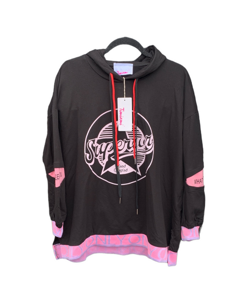 Italian Hooded Top “Superior-Black”