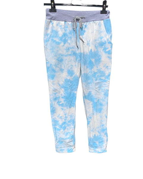 Italian Track Pants “In the Clouds”