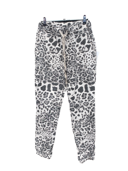 Italian Stretch Pants “Leopard Print”