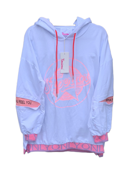 Italian Hooded Top “Superior-White”