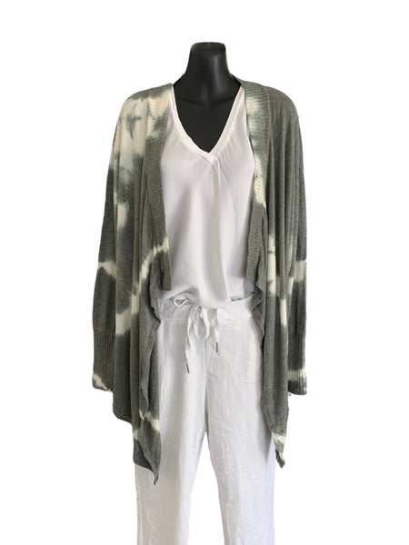 Italian  Light Knit Tie Dye Cardigan