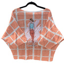 Italian Bat Sleeve Knit “Peachy”